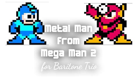 Metal Man From Mega Man 2 Nintendo Nes Game For Baritone