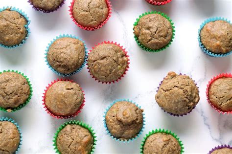 Yayyy finally i have tried my hands with baking, i should this whole wheat muffin can be given to toddlers after one year. Healthy Baby & Toddler Muffins | Happy Veggie Kitchen