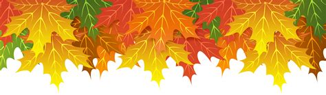Border Fall Leaves Transparent Background To Created Add 11 Pieces
