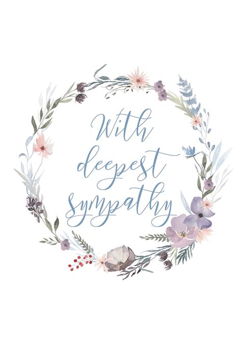 Sympathy Cards Printable Customize And Print