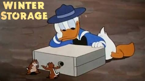 Winter Storage 1949 Disney Short Film Donald Duck Chip And Dale
