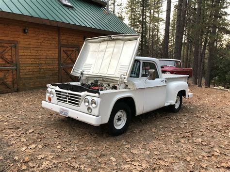 1964 Dodge D100 Pickup White Rwd Automatic For Sale