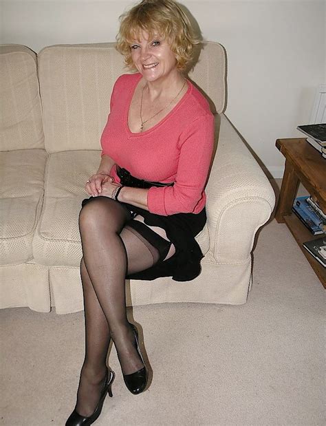 Busty Mature Milf Flashing Her Stocking Tops 29 Pics Xhamster