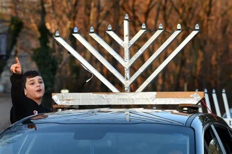Lighting Of Public Menorahs Starts The First Night Of Hanukkah