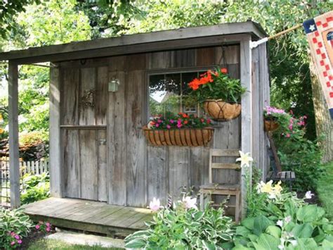 Almost Free Outdoor Project Ideas Rustic Shed Rustic