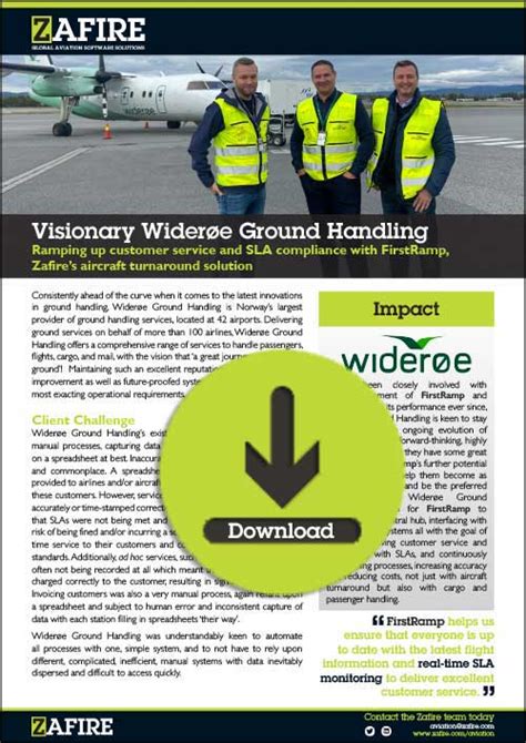 Visionary Widerøe Ground Handling Ramping Up Customer Service And Sla