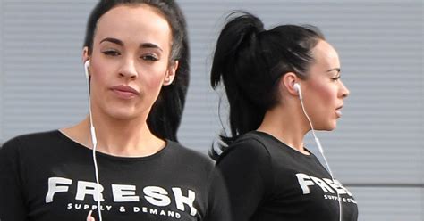Stephanie Davis Flaunts Abs After Intense Workout Session As She