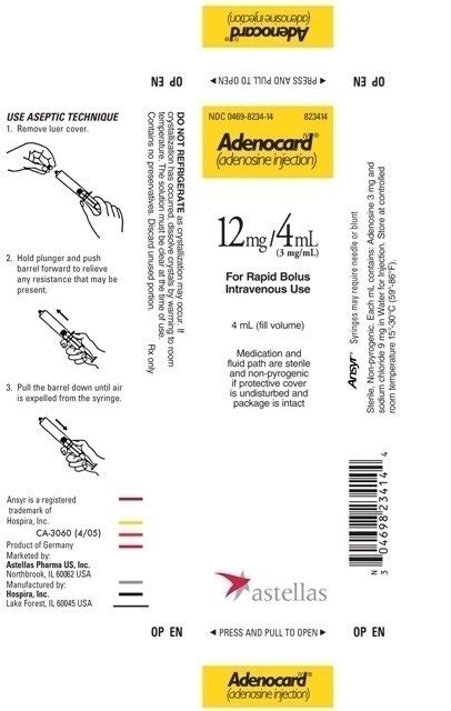 Adenocard Package Insert