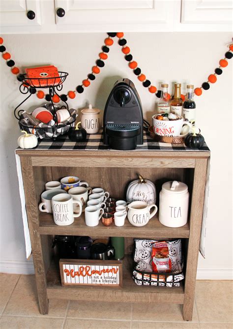 Create A Halloween Coffee Bar For Home Joyfully So