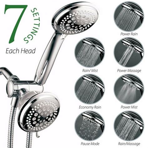 Ultra Luxury 3 Way Shower Head With Handheld Shower Combo 36 Setting