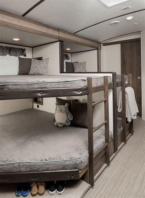 Travel Trailers With Bunk Beds Floor Plans Image To U