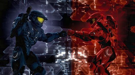 Red Vs Blue Wallpapers Wallpaper Cave