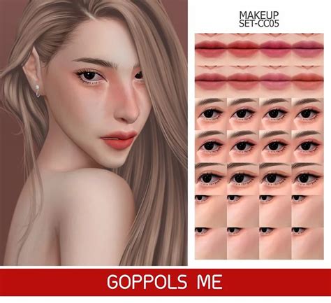 Home Goppolsme In 2020 Sims 4 Asian Makeup Gold Makeup Makeup Set