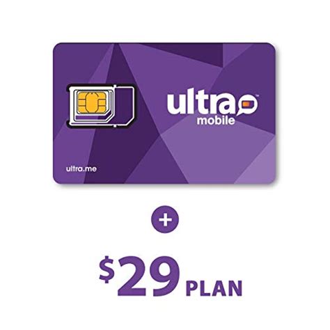 Ultra Mobile 29 Prepaid Calling Plan With 1 Month Service Pricepulse