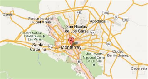 Mapa De Monterrey