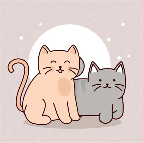 Premium Vector Kittens Cartoon Cute