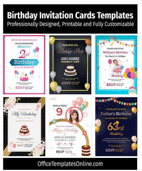 How To Create A Birthday Invitation In Word