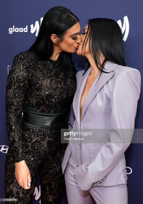 Toni Cassano And Sonya Deville Attend The Glaad Media Awards At The News Photo Getty Images