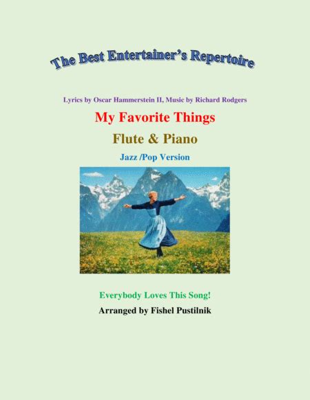 My Favorite Things Sheet Music Lorrie Morgan Flute And Piano