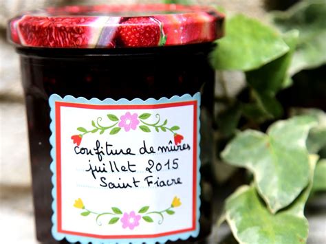 Confiture à la mûre Recette de Confiture à la mûre
