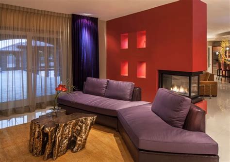 20 Engrossing Purple Sofa in the Living Room | Home Design Lover