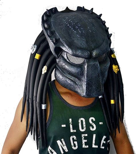 Predator Replica Mask Latex Helmet Cosplay Costume Wolf Predator Clothing Shoes