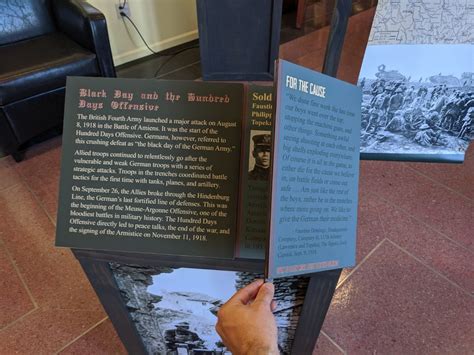Wwi Traveling Exhibit Focused On Kansas Soldiers In The Trenches