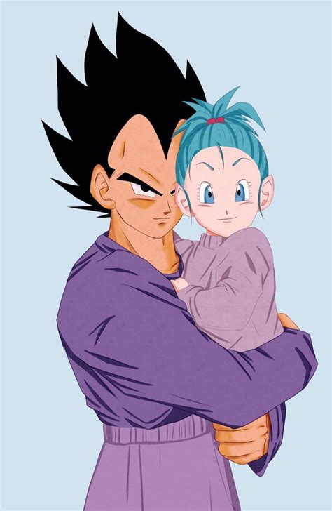 Vegeta And Bulla Dragon Ball Art Goku Anime Dragon Ball Super