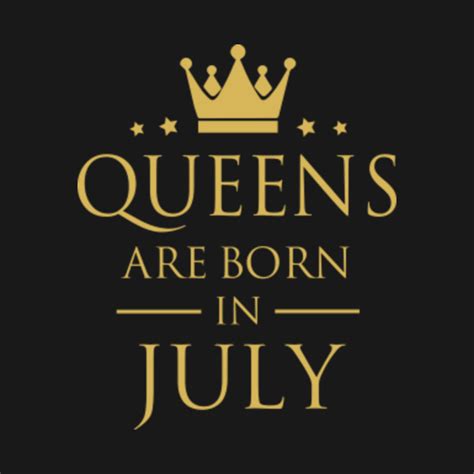 Queens Are Born In July Queens Pillow Teepublic