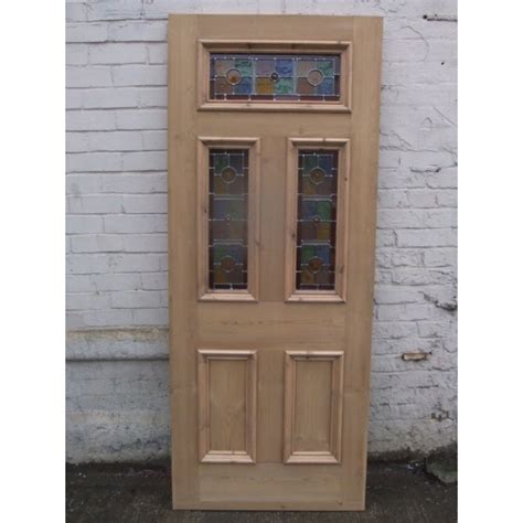 Doors Sd071 Exterior 5 Panel Door With Vibrant Stained