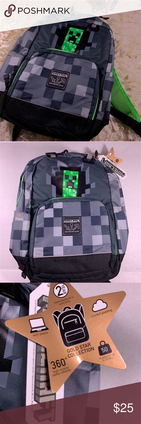 Minecraft Creeper Backpack New Backpacks Minecraft Bag Creepers