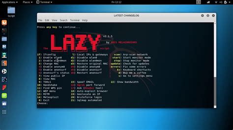 Kali Linux The Lazy Script YouTube