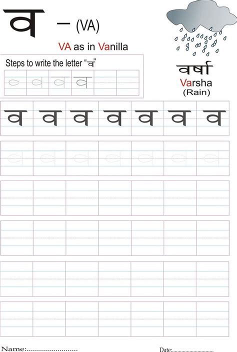 hindi alphabet practice worksheet phonetic hindi