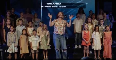 Kim Walker Smith And Childrens Choir Sing Hosanna From Hillsong