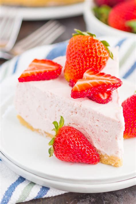 No Bake Strawberry Cheesecake Recipe So Easy Pumpkin N Spice