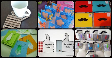 Tutoriales de manualidades para los mejores padres del mundo, ¡regálale algo original por el día del padre! Manualidades Dia del Padre PORTADA - Imagenes Educativas