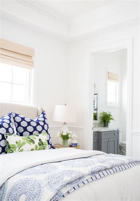 A blue and white kitchen is certainly stunning! Furniture - Bedrooms : Bright blue and white bedroom ...