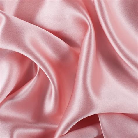 Premium Veiled Rose Silk Crepe Back Satin Mood Fabrics Pink Satin