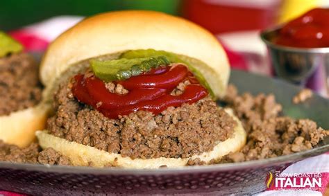Maid Rite Copycat Loose Meat Sandwiches