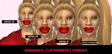 Yokozii Ts4 Lip Slider Presets 💋 Are You Looking For