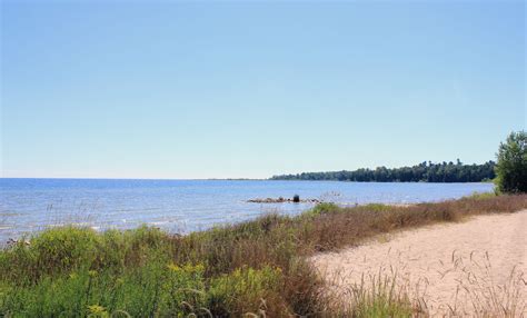 Bay And Lake At Newport State Park Wisconsin Image Free Stock Photo