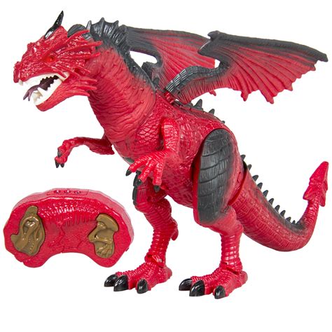 Best Choice Products Remote Control Walking Dragon Lights And Sounds Kid