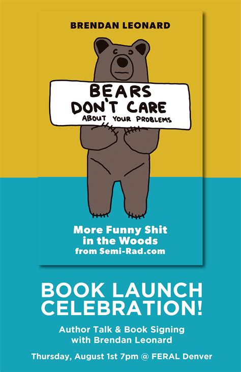 20190101 2019 Bears Dont Care Poster Digital 01 Min Feral