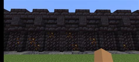 Simple Blackstone Wall Design What Do You Think Rminecraft