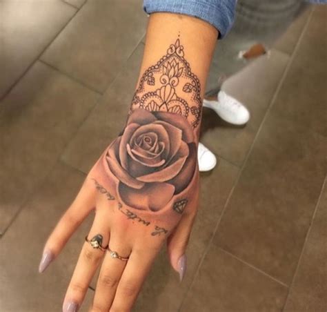 Whether you're looking for small and simple ink that can fit anywhere or a cross for your hand, wrist, forearm, arm, shoulder, chest, or back, these christian tattoo designs will inspire you. Hand Tattoos for Girls Designs, Ideas and Meaning ...
