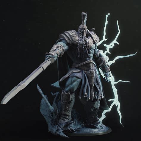 Storm Giant By Lord Of The Print Resin Miniature Dungeons Etsy