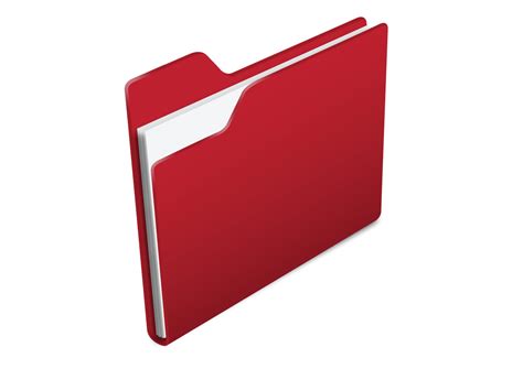 Clipart Folder Icon Red Photos Images