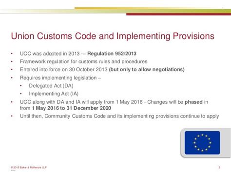 Union Customs Code Overview Of Key Changes To Eu Customs Rules