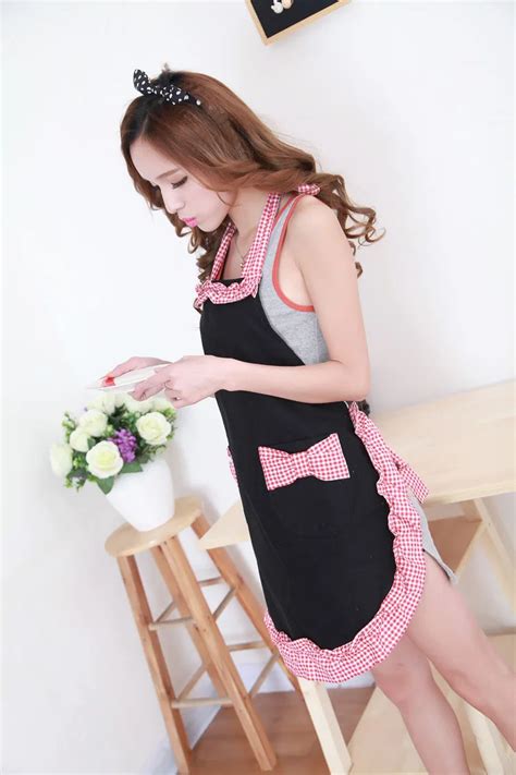 Pc Maid Sexy Apron For Women Restaurant Hotel Waiter Apron Lace Bow