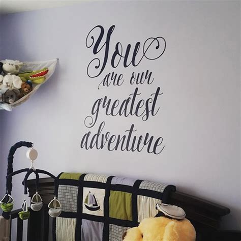 My friend loved it and we were so impressed my wife went on to order 2 of her own photos! You are our Greatest Adventure Vinyl Wall Decal Nursery Quote Arrows
